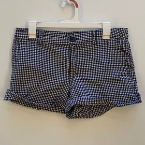 Super Cute Black & White Gingham Shorts